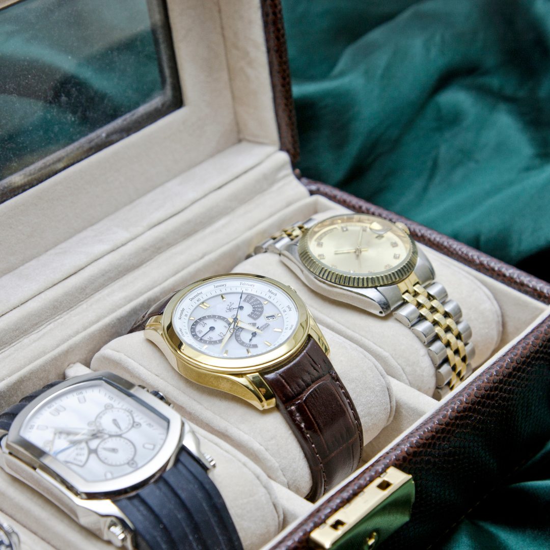 Luxury watches or jewelry