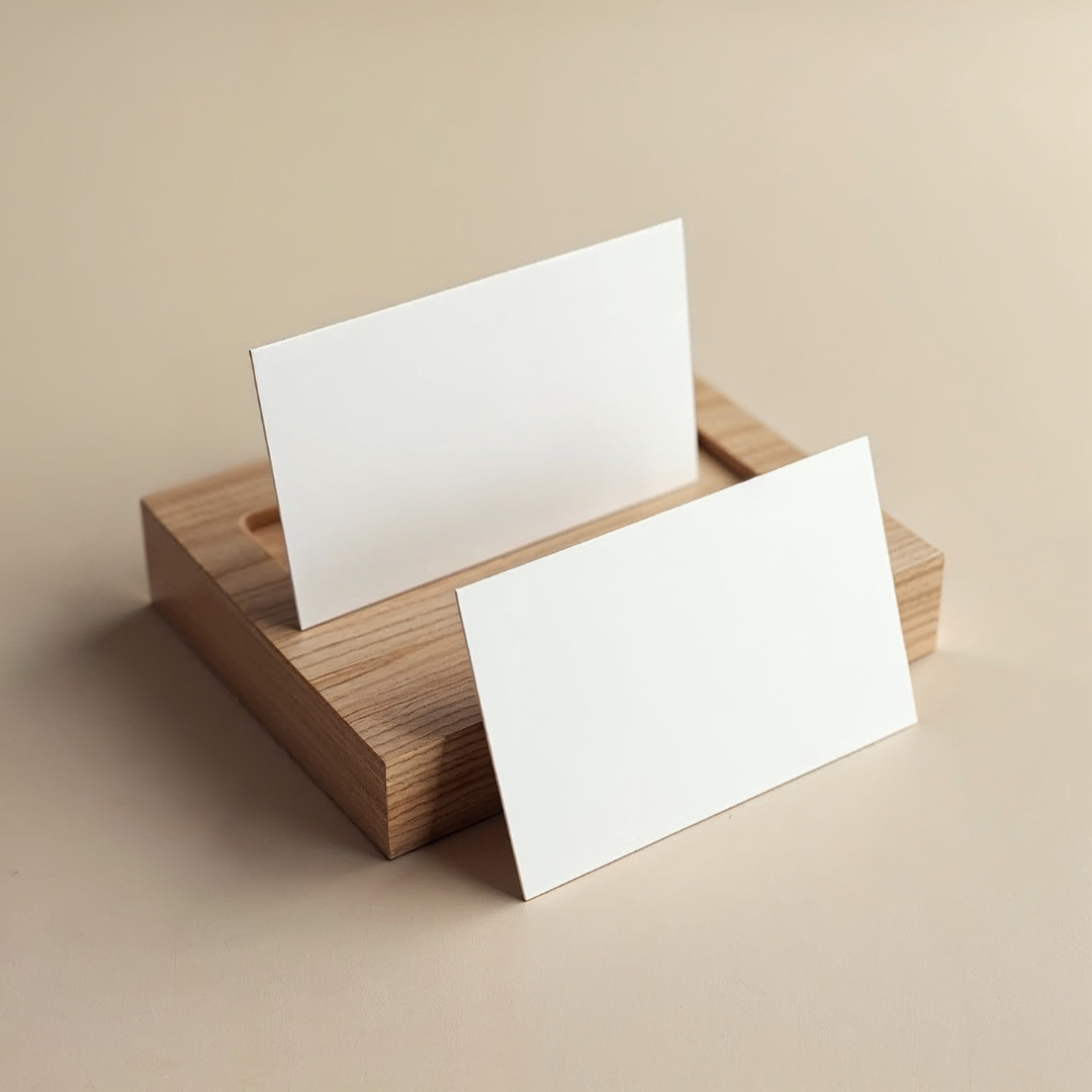 Engraved business card holders